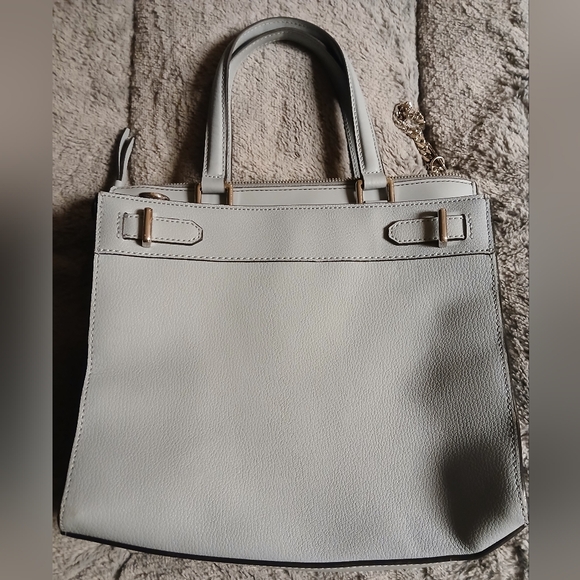 Calvin Klein "Roxy" Blue Leather Handbag - Picture 3 of 6